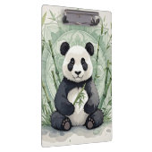 Chubby-Panda in einer Lotus-Pose Klemmbrett (Rechts)