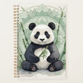 Chubby-Panda in einer Lotus-Pose Planer (Vorderseite)