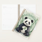 Chubby-Panda in einer Lotus-Pose Planer (Anzeige)