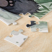 Chubby-Panda in einer Lotus-Pose Puzzle (Seite)