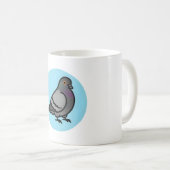 Chubby Pigeon Kaffeetasse (VorderseiteRechts)