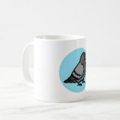 Chubby Pigeon Kaffeetasse (Vorderseite Links)