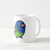 Chubby Pionus Parrot Kaffeetasse (VorderseiteRechts)