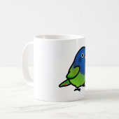 Chubby Pionus Parrot Kaffeetasse (Vorderseite Links)