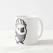 Chubby Plucker Umbrella Cockatoo Kaffeetasse (VorderseiteRechts)