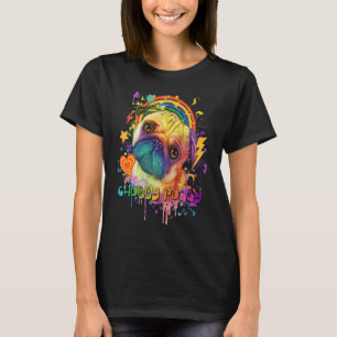 Chubby Puggy Mops Spaß Dutch Bulldog Animal Pub T-Shirt