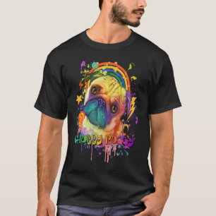Chubby Puggy Mops Spaß Dutch Bulldog Animal Pub T-Shirt