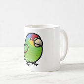 Chubby Red-lored Amazon Kaffeetasse (VorderseiteRechts)