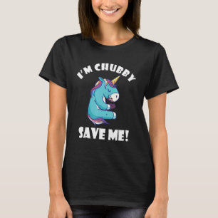 Chubby Rett Me Animal Rights Rhinoceros Unicorn Rh T-Shirt