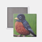 Chubby Robin - Magnet (Vorderseite/Rückseite)