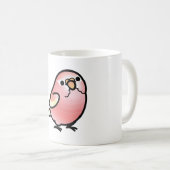 Chubby Rubino Bourke's Parakeet Kaffeetasse (VorderseiteRechts)