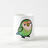 Chubby Seagreen Peach-face Lovebird Kaffeetasse (Mittel)