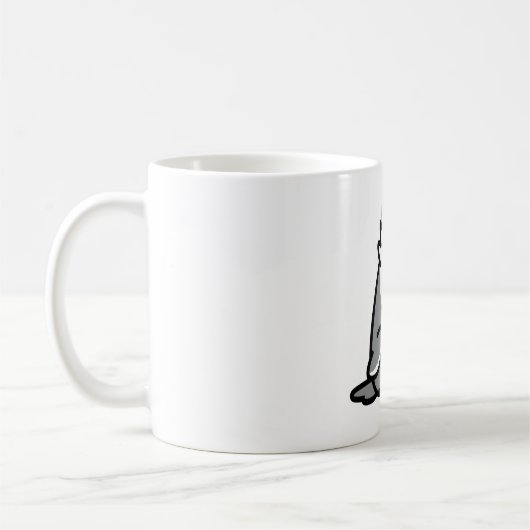 Chubby Special Needs Weißes Gesicht Cockatiel Kaffeetasse (Links)