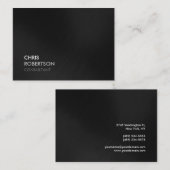 Chubby Trendy Gray Attraktive Visitenkarte (Vorne/Hinten)