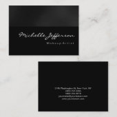 Chubby Trendy Makeup Artist Einmalige Visitenkarte (Vorne/Hinten)