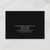 Chubby Trendy Makeup Artist Einmalige Visitenkarte (Rückseite)