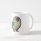 Chubby Turquoise-cinnamon Grüne Wange Kaffeetasse (VorderseiteRechts)