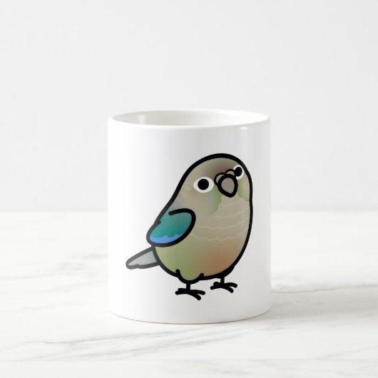 Chubby Turquoise-cinnamon Grüne Wange Kaffeetasse (Mittel)