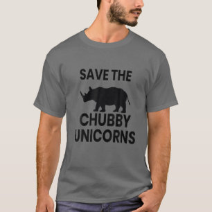 CHUBBY UNICORCORS für Männer, Frauen und Kinder T-Shirt