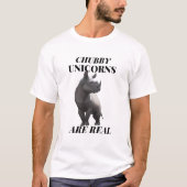 Chubby Unicorns sind ein echtes Shirt - Funny T-Sh (Vorderseite)