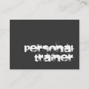 Chubby Unique Fitness Trainer Moderne Visitenkarte