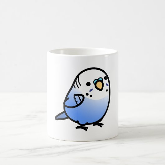 Chubby Violet Budgie Kaffeetasse (Mittel)