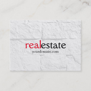 Chubby Wall Real Anwesen Agent Business Card Visitenkarte