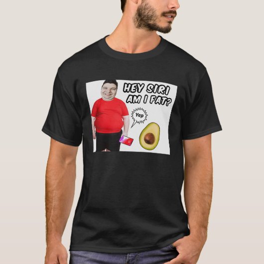 Chubby Weight Water Fat Nikocado Avocado Meme Pub T-Shirt (Vorderseite)