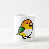Chubby White Bellied Caique Kaffeetasse (Mittel)