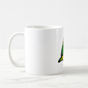 Chubby White Bellied Caique Kaffeetasse