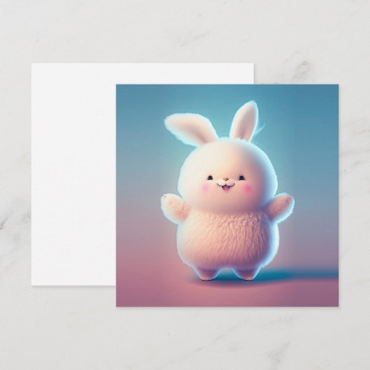 Chubby White Bunny (Vorne/Hinten)