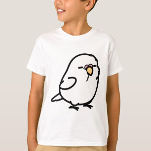 Chubby White English Budgie Female T-Shirt