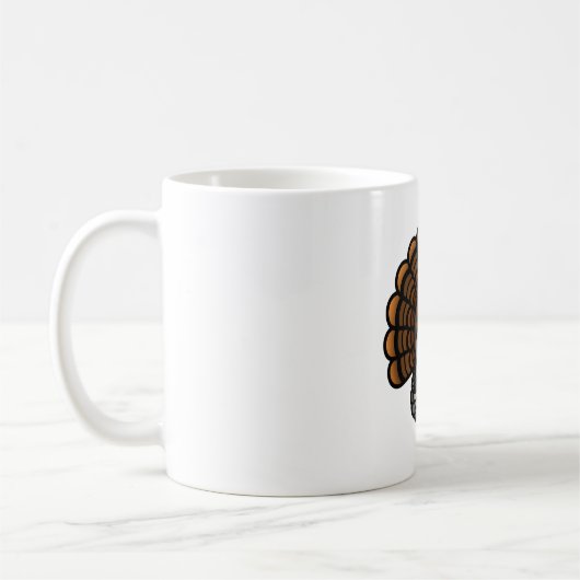 Chubby Wild Türkei Kaffeetasse (Links)