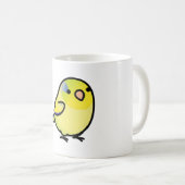 Chubby Yellow Parrotlet Kaffeetasse (VorderseiteRechts)