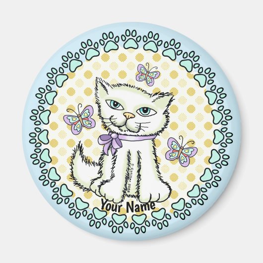Chubs Die Katze  Magnet (Vorne)