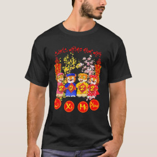 Chuc Mung Nam Moi 2022 Vietnamesischer Lunar Neuja T-Shirt