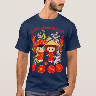Chuc Mung Nam Moi 2022 Vietnamesisches Lunar-Neuja T-Shirt