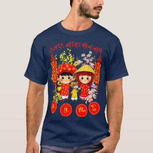 Chuc Mung Nam Moi 2023 Vietnamesischer Lunar Neuja T-Shirt