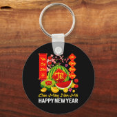 Chuc Mung Nam Moi Happy Lunar New Year Vietnamese Schlüsselanhänger (Vorderseite)