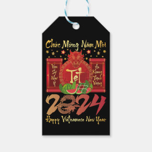 Chuc Mung Nam Moi Happy Vietnamese Neujahr 2024 Geschenkanhänger