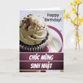 Chúc vietnamesisch mit Sitz in NhæVietnam Karte (Gelbe Blume)