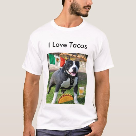 chuck3_pitbull, i-LiebeTacos T-Shirt (Vorderseite)