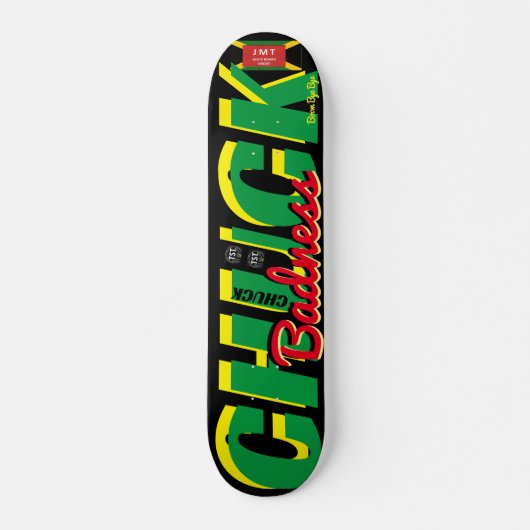CHUCK BADNESS 7 3/4" Skateboard Deck (Vorne)