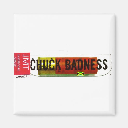 CHUCK BADNESS/TST Merchandise Magnet (Vorne)