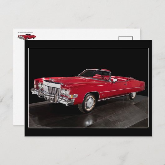 Chuck Berry's Caddy Postkarte (Vorne/Hinten)