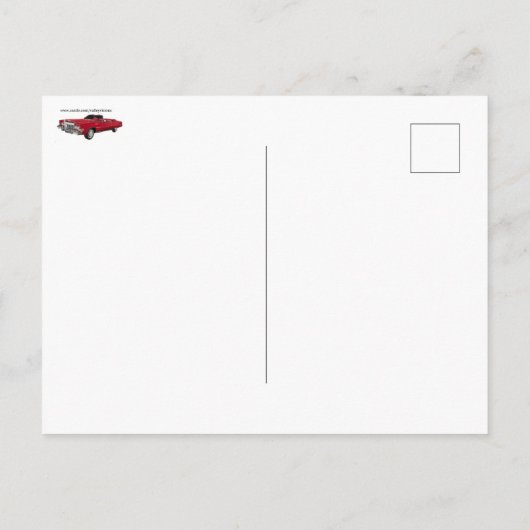 Chuck Berry's Caddy Postkarte (Rückseite)