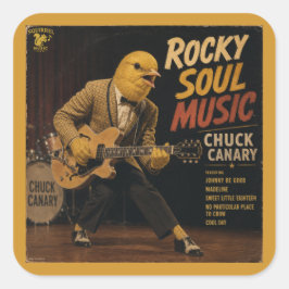 Chuck Canary Album: eine Parodie Quadratischer Aufkleber