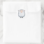 Chuck die Schafe Runder Aufkleber (Tasche)