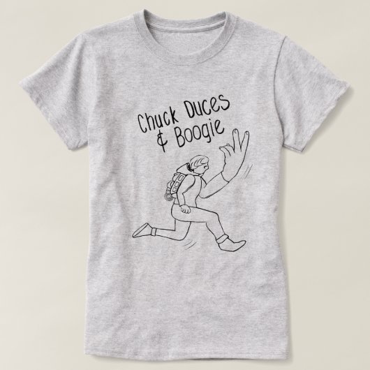 Chuck Duces & Boogie T-Shirt (Design vorne)