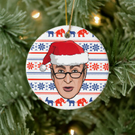 CHUCK SCHUMER CHRISTMAS KERAMIK ORNAMENT